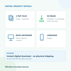 Effortless Everyday Exercise digital product details - 2 PDFs, 50 pages